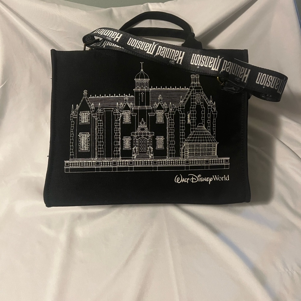 Disney Black Haunted Mansion Tote
